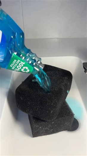 Full bottles of AJAX Cleaner Pour | Sudsy Sponge ASMR Squeeze
