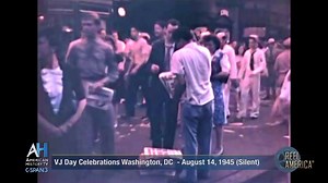 9.8K views · 92 reactions | Here's a peek back at 1945 #OnThisDay as people in Washington, DC celebrated #VJDay following the surrender of Japan and the end of World War II. | American History TV | Facebook
