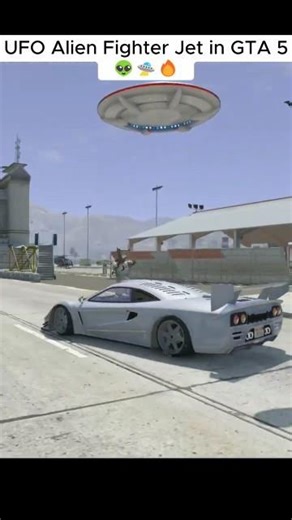 UFO Alien Fighter Jet in Grand Theft Auto V 🛸🔥👽