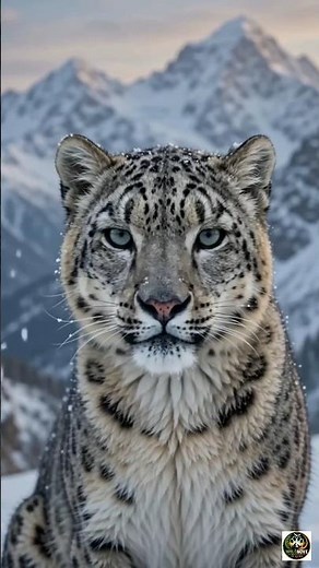 The Snow Leopard of the Himalayas | Ghost of the Mountains in 4K | AI Wildlife Documentary #Shorts