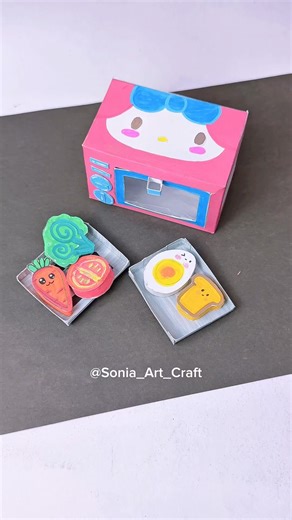 DIY cute microwave oven (Try it) #shorts #diy #art #craft #artandcraft #cute #love