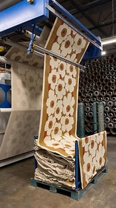 Marimekko on Instagram: "✨ Welcome to the Marimekko printing factory in Helsinki. A place of creativity and rhythmic motion. This fabric is an unbleached cotton and linen blend, featuring our iconic Unikko (flower) pattern. It includes 46% recycled cotton and 21% recycled linen. Feeling more relaxed after watching? Discover this print in our new homeware at marimekko.com. #marimekko"