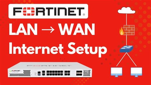 FortiGate Basic Internet Configuration | LAN to WAN Policy + NAT Explained | Ravish Saifi
