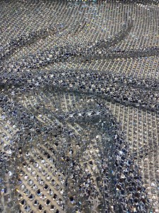 Silver Diamond Rhinestone Mesh Fabric – Sparkly Crystal Net Fabric by the Yard for Costumes, Dancewear, Gowns, DIY Crafts - Etsy
