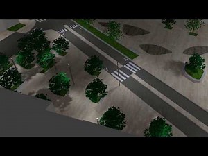 Dialux evo: Outdoors lighting design Raytracings