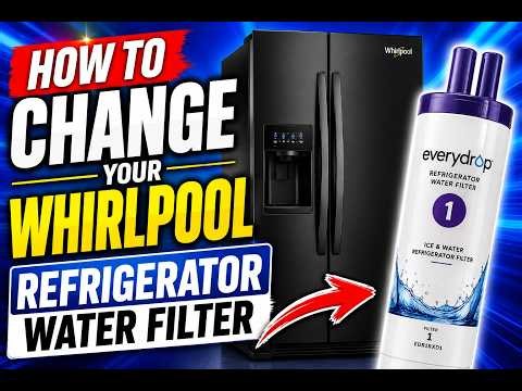 How To Change Whirlpool Refrigerator Water Filter | Easy Refrigerator Water Filter Replacement