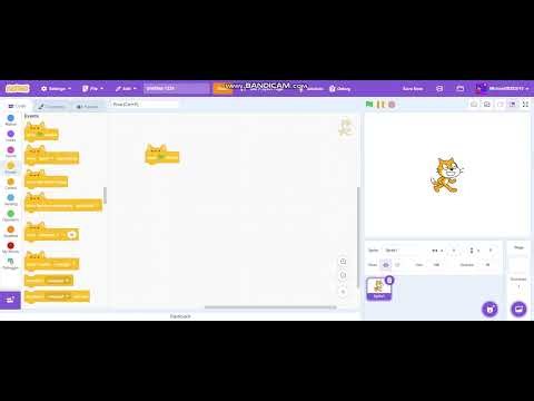 how to move y 10 steps in scratch