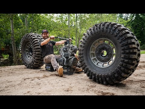 Off Road Chopper Build on 46'' Mudders! KTM 1190