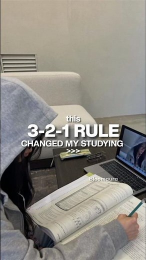 this 3-2-1 rule changed my studying 🙀💡