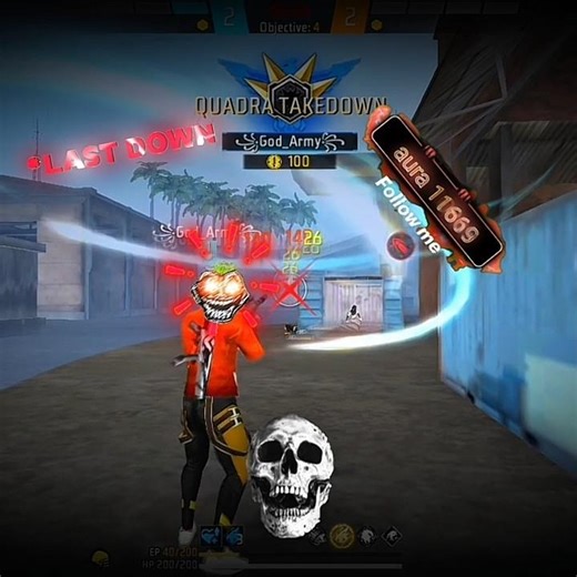 free fire shirt video. 1 vs 4 . NULL FF11 #freefire