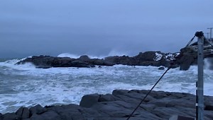 4K views · 209 reactions | Tonight at the Nubble after the storm. Enjoy this as you are cozy at home! | Nubble Art | Facebook