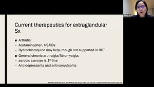 Update on Sjogren's Syndrome: How to Manage Sicca, and Extraglandular Symptoms Through Topical NSAIDs, Corticosteroids, and Immunosuppressants?