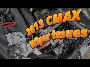 2013 Ford C Max Wiper Issues