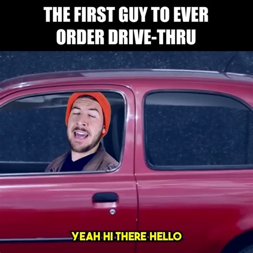 Ryan George on Instagram: "The First Guy To Ever Order Drive-Thru"