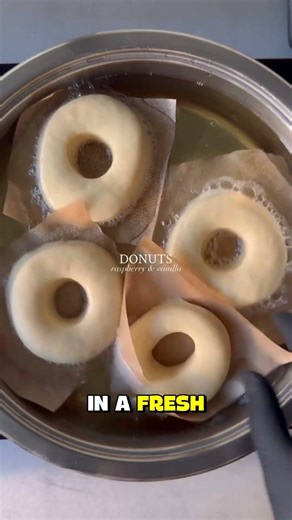 DIY Perfect Raspberry & Vanilla Donuts! 🍩