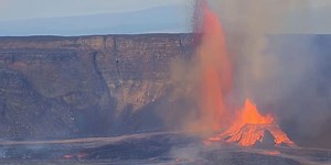 Watch: Hawaii's Kilauea volcano shoots lava 650 feet into air during spectacular eruption