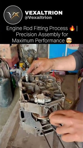 Engine Rod Fitting Process 🔥 | Precision Assembly for Maximum Performance 🤯