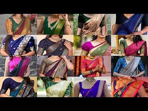 🌹👉45+New Saree Blouse Designs Photos Paithani Saree | New Saree Blouse Design Photos 2025