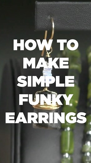 This earring tutorial will have you obsessed!😍 Make your own with our wire here: https://bit.ly/43eETR4 | Jewel School