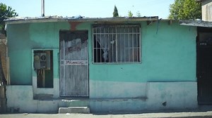 Old poor house at Tijuana mexico, mexican style of living at rural or low range budget.