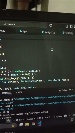 amazing geometry using the python coding #shortvideo