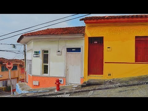 HYPERERALISTIC PAINTING OF URBAN LANDSCAPE - Colombian hyperrealism - ALEX MOSAN - San Antonio Cali