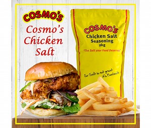 Cosmo's Chicken Salt Seasoning is the salt your food deserves