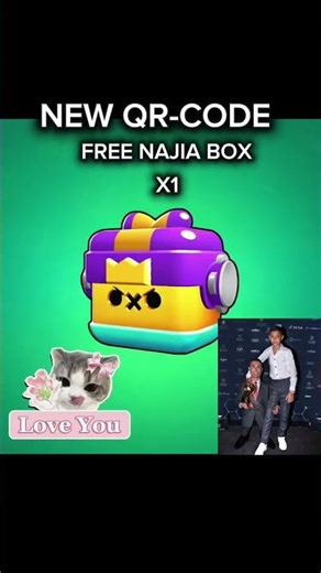 FREE NAJIA BOX | NEW QR CODE BRAWL STARS #brawlstars #najia #supercell #fypシ
