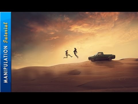 Photoshop Manipulation Tutorial: In The Desert