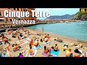 Cinque Terre, Vernazza Walking Tour, Discovering the Best of Italy's Scenic Coastline 4K60FPS