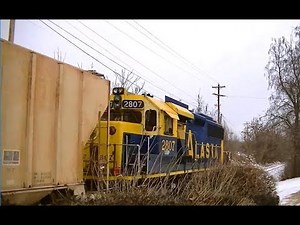 Great Chase with Alaska Railroad GP49 2807!