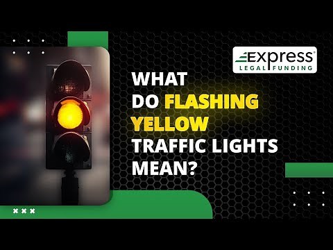 What Do Flashing Yellow Traffic Lights Mean?