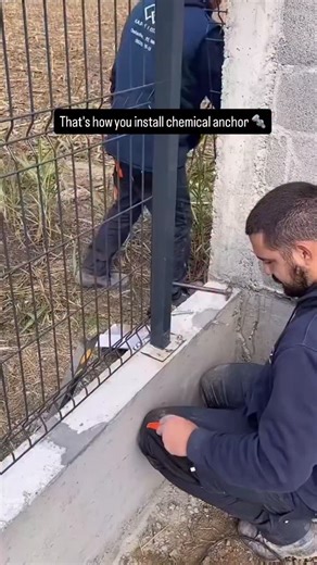 Engineering | Science | Technology on Instagram: "Ever wonder how heavy machinery, steel beams, or even handrails stay securely in place on concrete? 💡 The secret often lies in chemical anchors! Unlike traditional bolts that rely on friction or expansion, chemical anchors use strong resin adhesives to lock rods or rebar directly into drilled holes. 🏗️ Here’s how it works: 1️⃣ Drill a precise hole in concrete or masonry. 2️⃣ Clean out all dust for a perfect grip. 3️⃣ Inject a high-strength chem