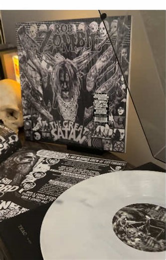 The Great Satan - Nuclear Blast EU Exclusive - Black and White Marbled Vinyl (Ltd to 500) 🔗 in bio. New album out February 27th! 💀 #MetalVinyl #IndustrialMetal #HeavyMetal #Rock #RockMusic