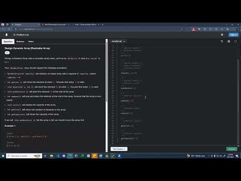 Code Challenge - Design Dynamic Array (Resizable Array)