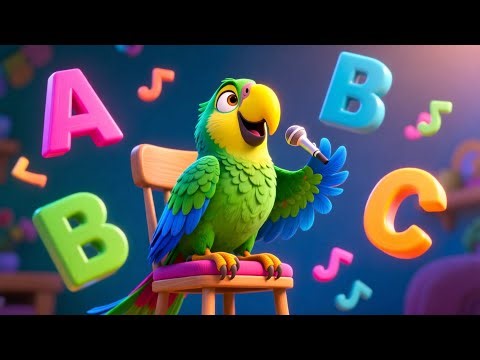 Parrot Learns ABC Tune 🦜🎶 Fun Alphabet Song | Learn ABCs for Kids