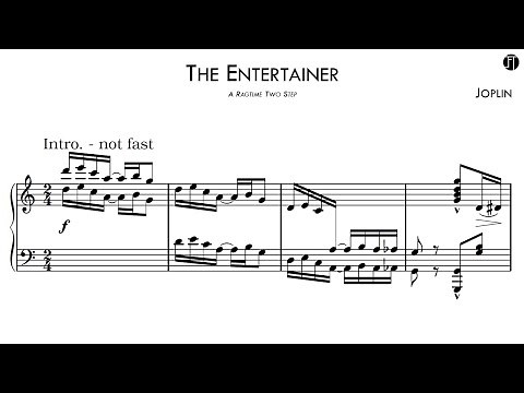 Scott Joplin - The Entertainer (Score-Video)
