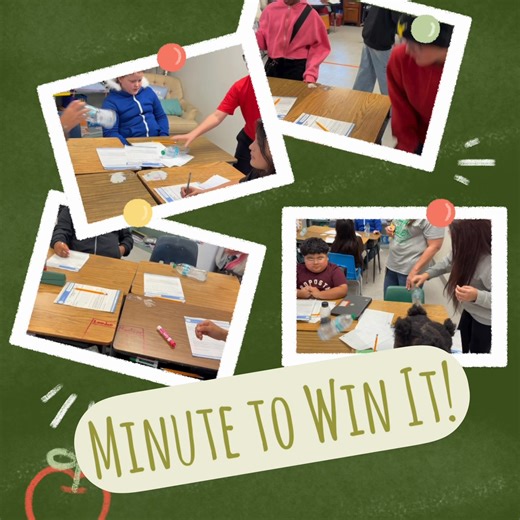 Mrs. Hyden’s 5th grade math class is using Minute to Win It Data to to plot and interpret data! | Effie Morris STEAM Academy