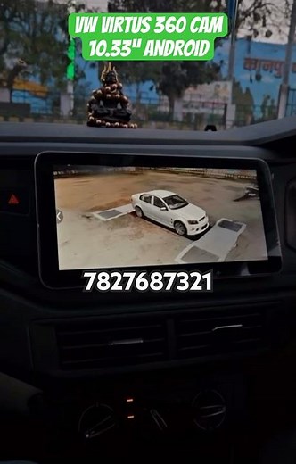 VW Virtus 360 Camera & Android Stereo Installed & Demo Video with Calibration