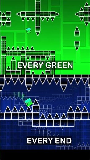 Geometry Dash Every Green My Stage Extreme Demon