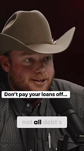 It’s not always a good idea to pay your loans off #thewealthycowboyshow #debt #RichDadPoorDadMindset #robertkiyosaki #daveramsey | Crockett Carothers