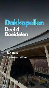 Two dormers for less than €7000,- part 4: Covering fascia boards with Trespa #diy #doityourself
