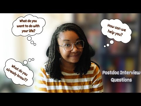Questions from Psychology Postdoc Interviews | GradGirlRambles