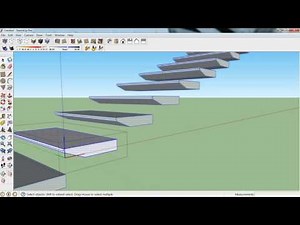 Como hacer escaleras, componentes y grupos en Sketchup; Tutorial Sketchup;- MODELARQ