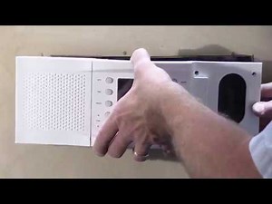 How to Open up - Disconnect and Remove a NuTone NM100 Intercom Master Station