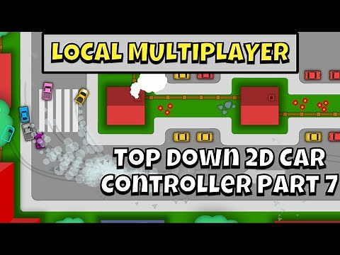 Local multiplayer input - How to 2D Arcade Style Top Down Car Controller Unity tutorial Part 7
