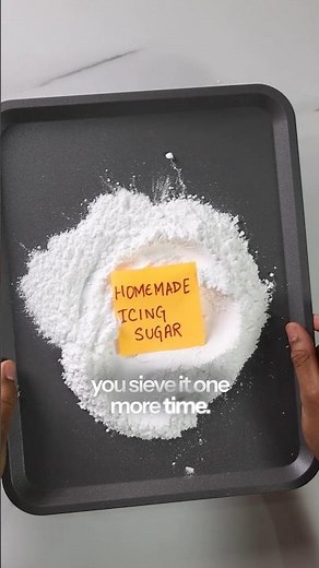 How to make icing sugar at home