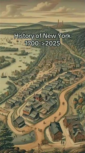 History of New York 1700 to 2025 Timelapse #nyc #viral