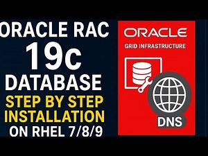 Oracle RAC 19C Database Step by Step Installation on Rhel 7/8/9 | GRID , ASM and DB with local DNS