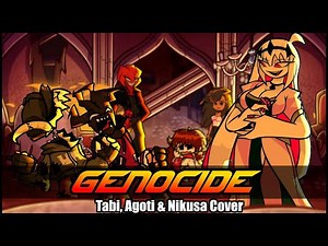 Now, Now, Boys, Stop Fighting.. | FNF - Genocide - Tabi, Agoti & Nikusa Cover - (Electrolite Remix)